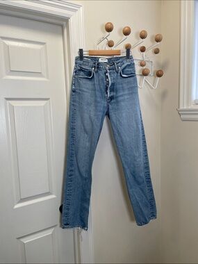 Agolde - 90's Straight Legged Denim Jeans - Blue - 25